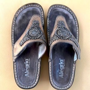 Alegria Vanessa Gold Boho Hand Craft Comfort Sandals